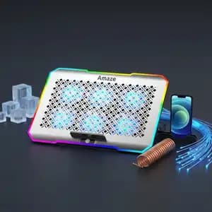 RGB 6-Fan Laptop Cooling Stand (A500) 2